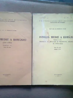Istoria medie a Romaniei - Matei D. Vlad  partea I si partea II