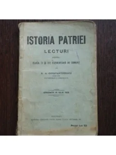ISTORIA PATRIEI - N.A. CONSTANTINESCU