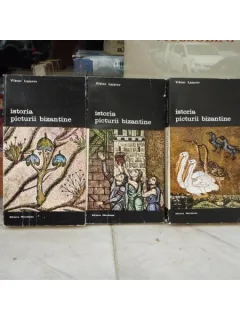 ISTORIA PICTURII BIZANTINE 3 VOLUME , VIKTOR LAZAREV , 1980