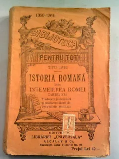 ISTORIA ROMANA DE LA INTEMEIEREA ROMEI CARTEA XXI - TITU LIVIU