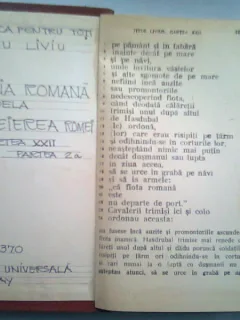 ISTORIA ROMANA DE LA INTEMEIEREA ROMEI CARTEA XXII. PARTEA A DOUA - TITU LIVIU