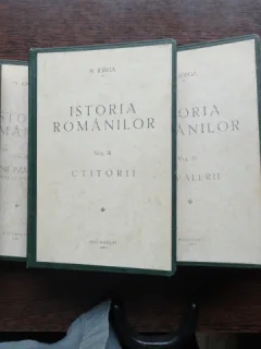 Istoria romanilor - N. Iorga  (5 volume, lipsa vol.i partea intai)