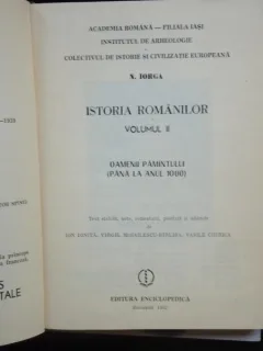 ISTORIA ROMANILOR - NICOLAE IORGA VOL.II