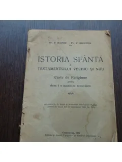 ISTORIA SFANTA A TESTAMENTULUI VECHIU SI NOU - P.BARBU