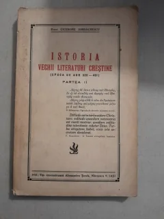 Istoria vechii literaturi crestine, partea a doua - Cicerone Iordachescu