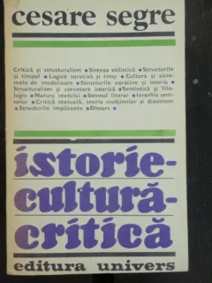 ISTORIE CULTURA CRITICA - CESARE SEGRE