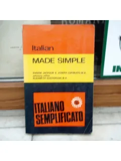 Italian made simple - Italiano semplificato , Eugene Jackson