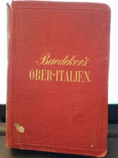Italien, handbuch fur reisendre - Karl Baedeker  text in limba germana
