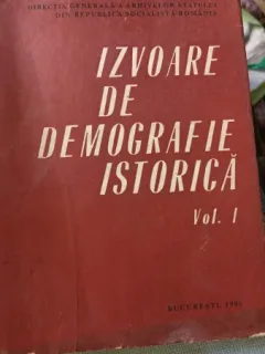 Izvoare de Demografie Istorica - Costin Fenesan