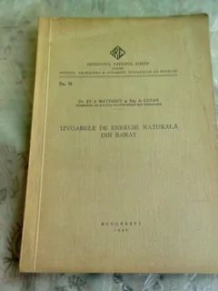 IZVOARELE DE ENERGIE NATURALA DIN BANAT - ST.I. MATEESCU