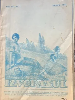 Izvorasul - revista de muzica, arta nationala, folklor si teatru satesc - nr. 1, ianuarie 1937