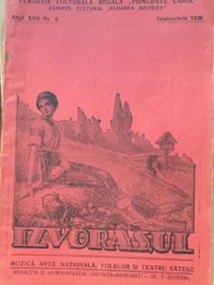 Izvorasul - revista de muzica, arta nationala, folklor si teatru satesc - nr. 9, septembrie 1938
