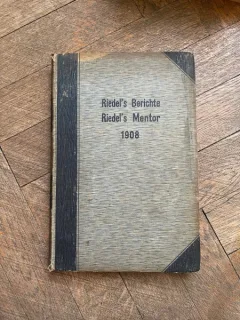 J. D. Riedel Riedel s Berichte Riedel s Mentor (1908)