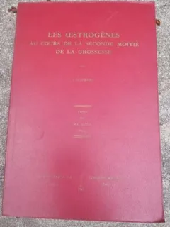J. Schers - Les Oestrogenes au Cours de la Seconde Moitie de la Grossesse