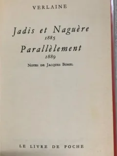 Jadis et Naguere / Parallelement - Verlaine