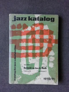 JAZZ KATALOG1970/71, TEXT IN LIMBA GERMANA