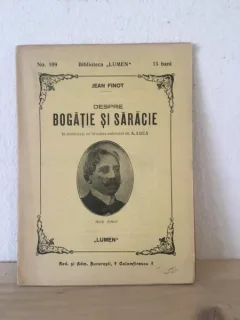 Jean Finot - Bogatie si Saracie. Biblioteca