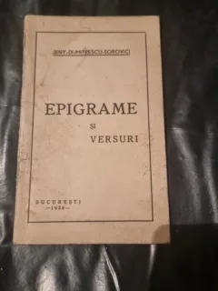 Jeny Dumitrescu Sorovici - Epigrame si Versuri