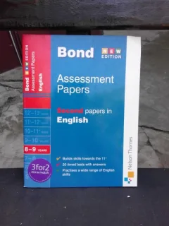 J.M. BOND - ASSESSMENT PAPERS, SECOND PAPERS IN ENGLISH  (CARTE IN LIMBA ENGLEZA)