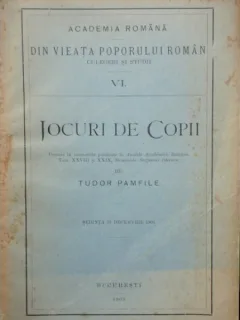 JOCURI DE COPII - TUDOR PAMFILE