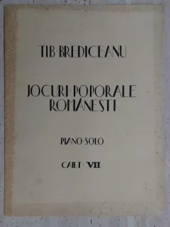 Jocuri poporale romanesti (Caiet VII) - Tib. Brediceanu - partitura pian