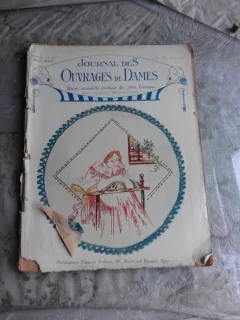 JOURNAL DES OUVRAGES DE DAMES NR. 425/1923  (REVISTA MODA SI BRODERII, IN LIMBA FRANCEZA)