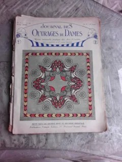 JOURNAL DES OUVRAGES DE DAMES NR. 447/1925  (REVISTA MODA SI BRODERII, IN LIMBA FRANCEZA)