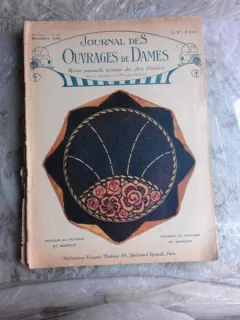 JOURNAL DES OUVRAGES DE DAMES NR. 452/1925  (REVISTA MODA SI BRODERII, IN LIMBA FRANCEZA)