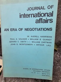 Journal of international affairs. An era of negations - V. Averell Harriman