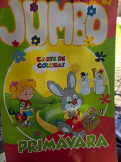 Jumbo. Carte de colorat. Primavara - Roxana Geanta