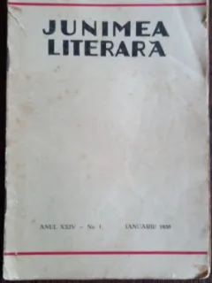 Junimea Literara Anul XXIV Nr. 1 Ianuarie 1935