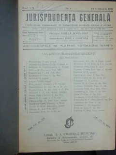 JURISPRUDENTA GENARALA 1941