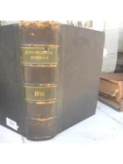Jurisprudenta generala , 1926
