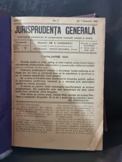 Jurisprudenta generala, 1931