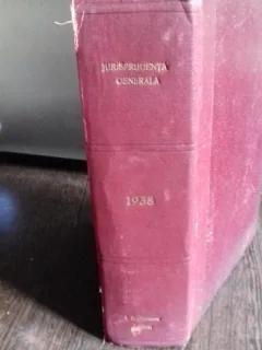 JURISPRUDENTA GENERALA 1938