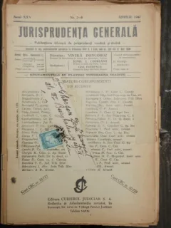 JURISPRUDENTA GENERALA 1947
