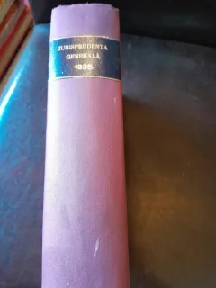 Jurisprudenta generala pe anul 1935