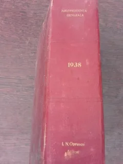 Jurisprudenta generala pe anul 1938