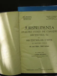 JURISPRUDENTA INALTEI CURTI DE CASATIE 1934-1943 - COMAN NEGOESCU