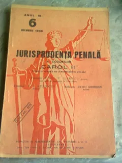 JURISPRUDENTA PENALA A CODURILOR CAROL II NR.6/1939
