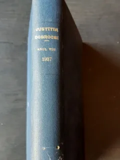Justitia Dobrogei anul VIII 1937