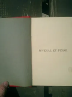 Juvenal et Perse suivis des fragments de Lucilius, de Turnus et de Sulpicia - E. Despois