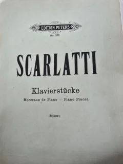 Klavierstucke, piano pieces - Scarlatti