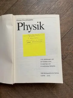 Kleine Enzyklopadie - Physik