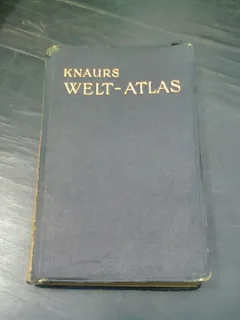 KNAURS WELT ATLAS  (ATLAS MONDIAL, TEXT IN LIMBA GERMANA)