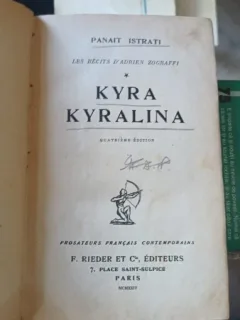 Kyra Kyralina - Panait Istrati