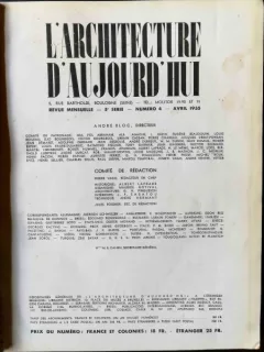 L' ARCHITECTURE D'AUJOURD' HUI nr. 1935