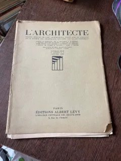 L Arhitecte Ianuarie Nr. 1 1929