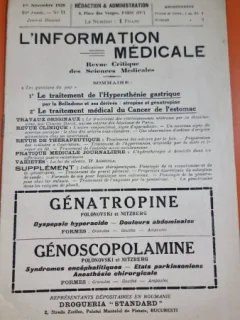 L Information Medicale 10 Annee Nr. 11 November 1928