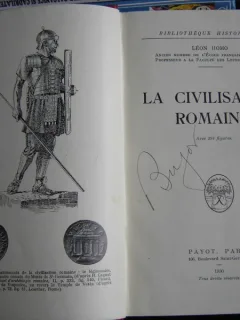LA CIVILISATION ROMAINE - LEON HOMO  (CIVILIZATIA ROMANA)